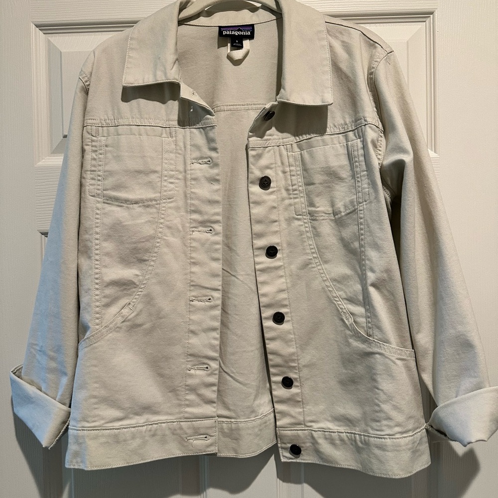 Patagonia Cream Jean Jacket Light Weight
